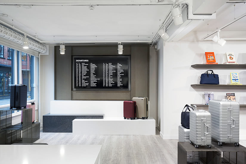 Away luggage store how digital native luxury brands open physical retail stores - Luxe Digital