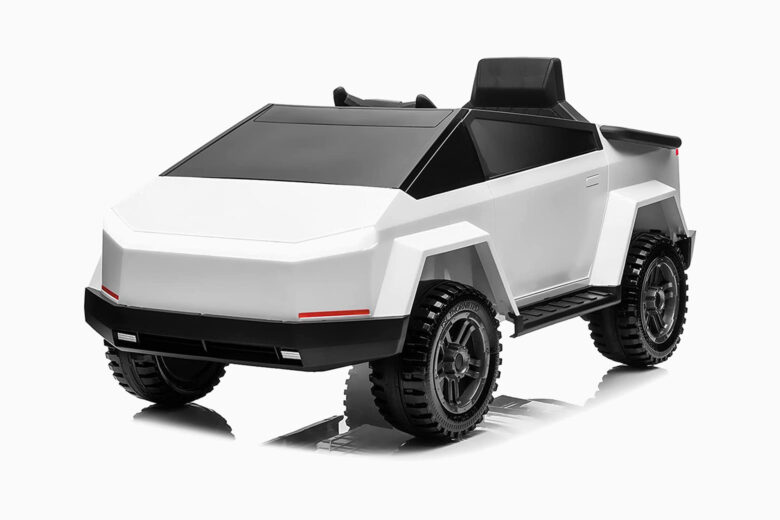 best electric cars kids tesla cyber truck ride-on premium - Luxe Digital