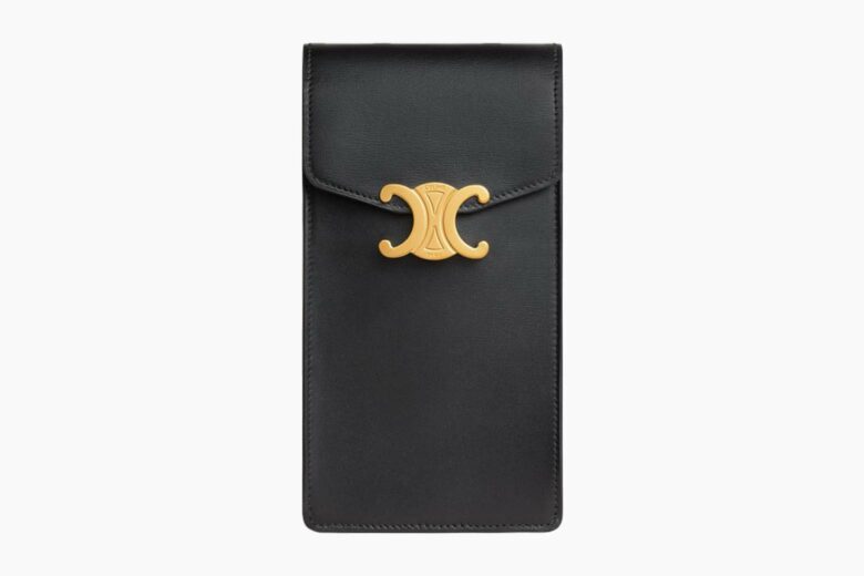 best iphone cases celine vertical phone pouch review - Luxe Digital