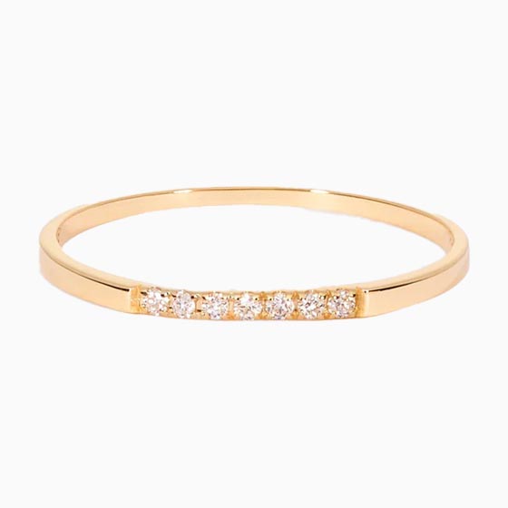 best jewelry brands diamond pave band miriam - Luxe Digital