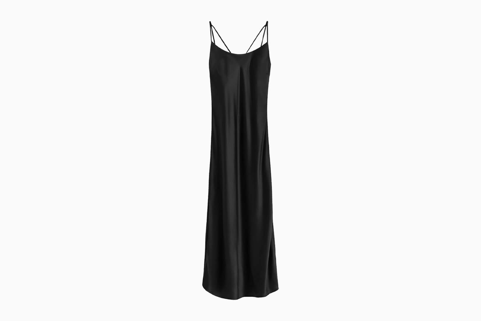 best little black dresses cuyana charmeuse - Luxe Digital