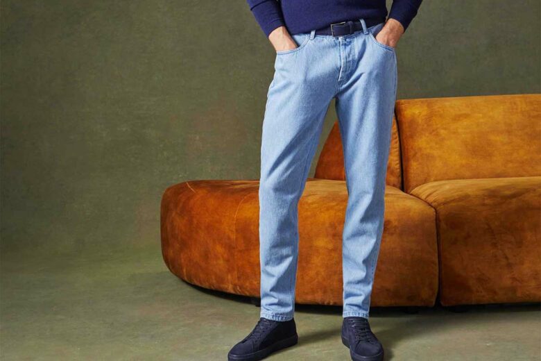 best men jeans brands luca faloni - Luxe Digital