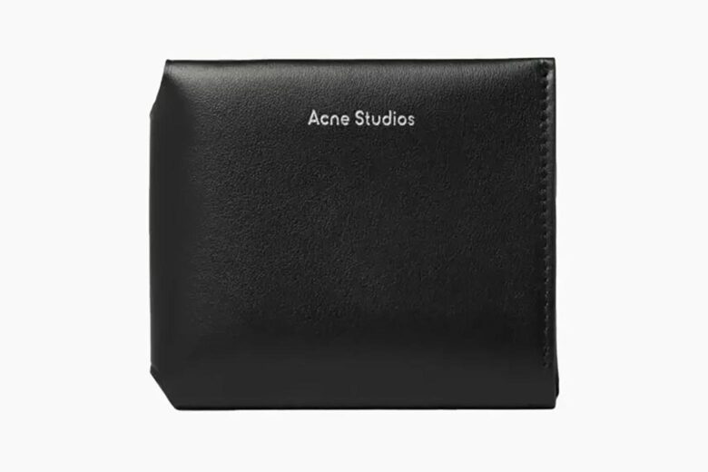 best minimalist wallets men acne studios trifold - Luxe Digital