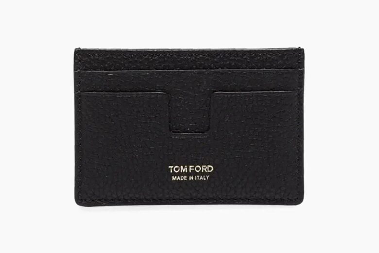 best minimalist wallets men tom ford cardholder - Luxe Digital