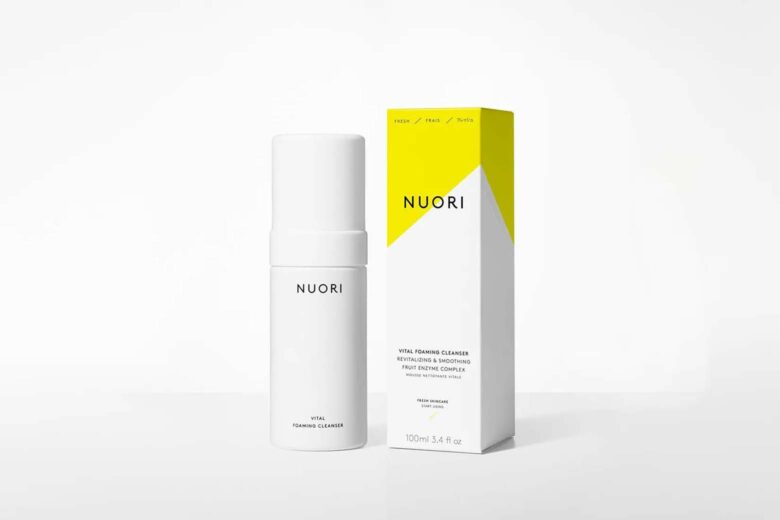 best natural organic beauty skincare nuori vital foaming cleanser - Luxe Digital