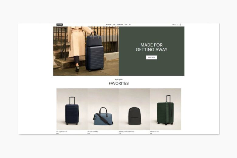 best online shopping sites women Away - Luxe Digital