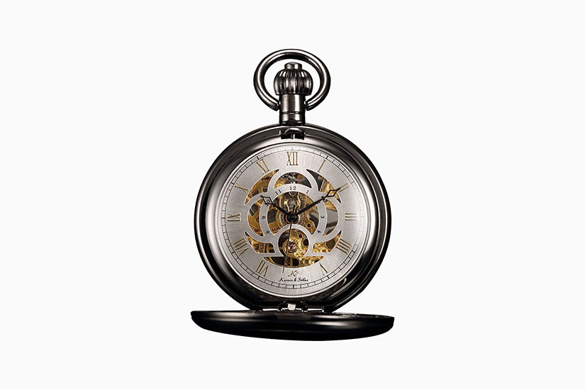 best pocket watch kronen sohne skeleton - Luxe Digital