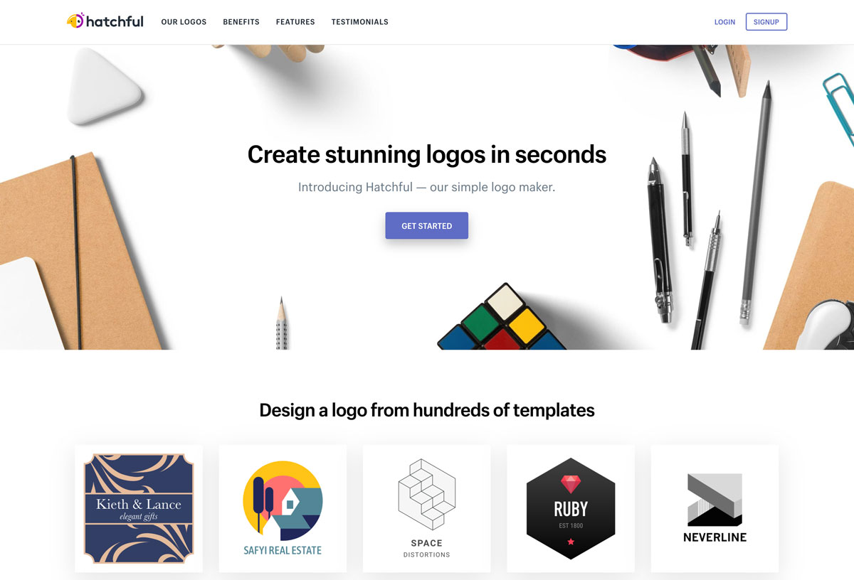 best Shopify DTC free logo design with Hatchful - Luxe Digital