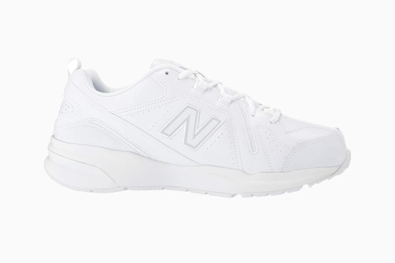 best white sneakers men new balance 608 v5 review - Luxe Digital