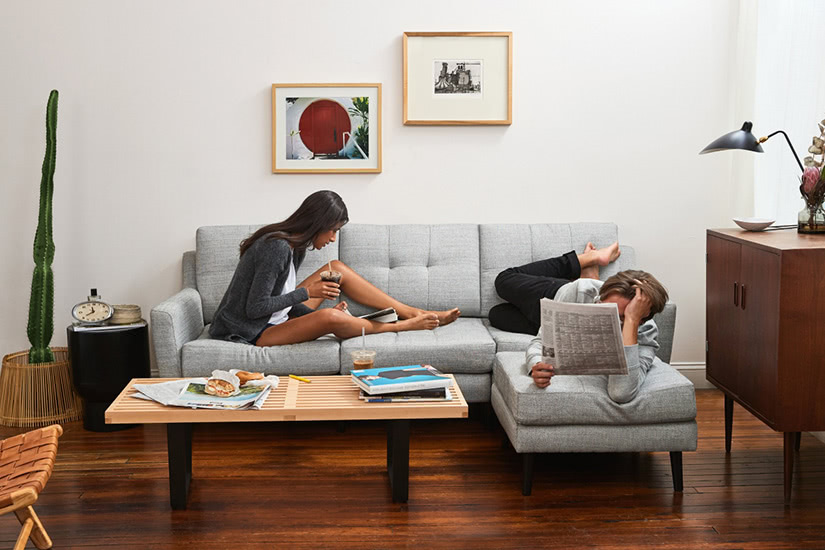 direct-to-consumer business strategy Burrow sofa - Luxe Digital