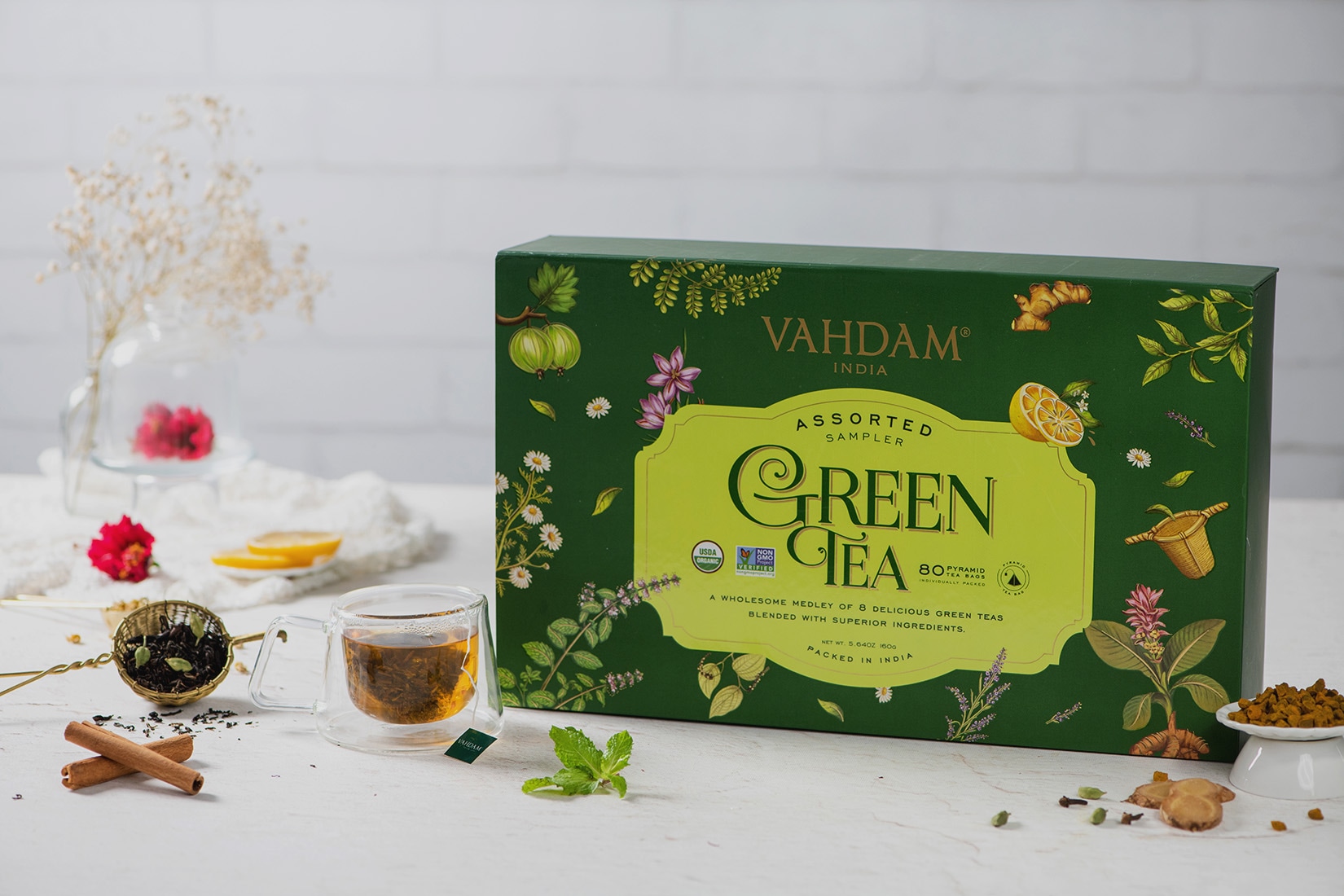 vahdam teas review green tea sampler luxe digital