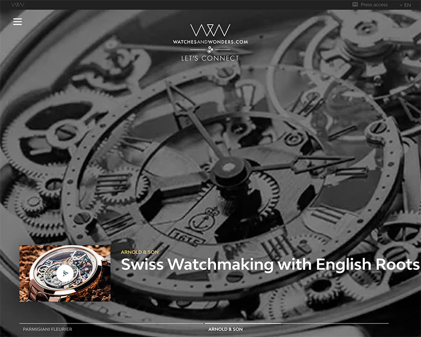 watches and wonders luxury stay-at-home economy - Luxe Digital
