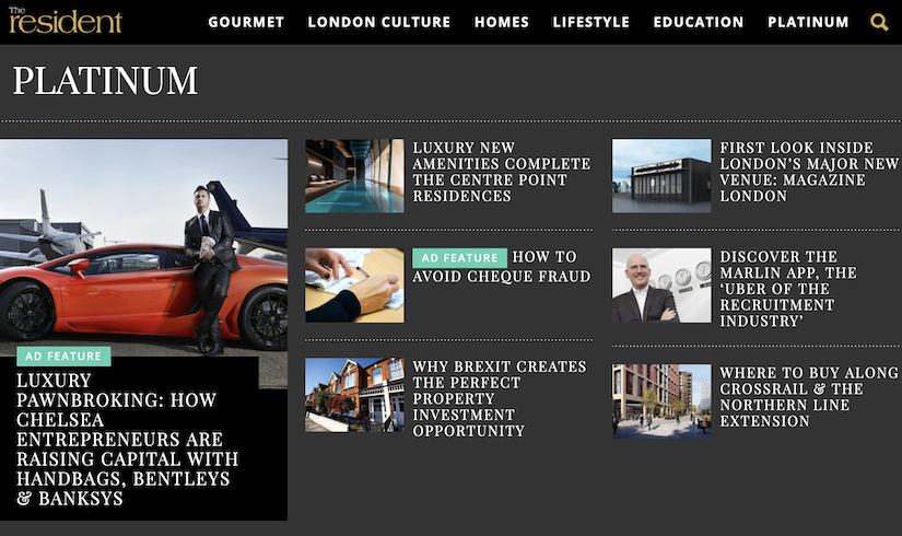 best luxury magazine The Resident - Luxe Digital